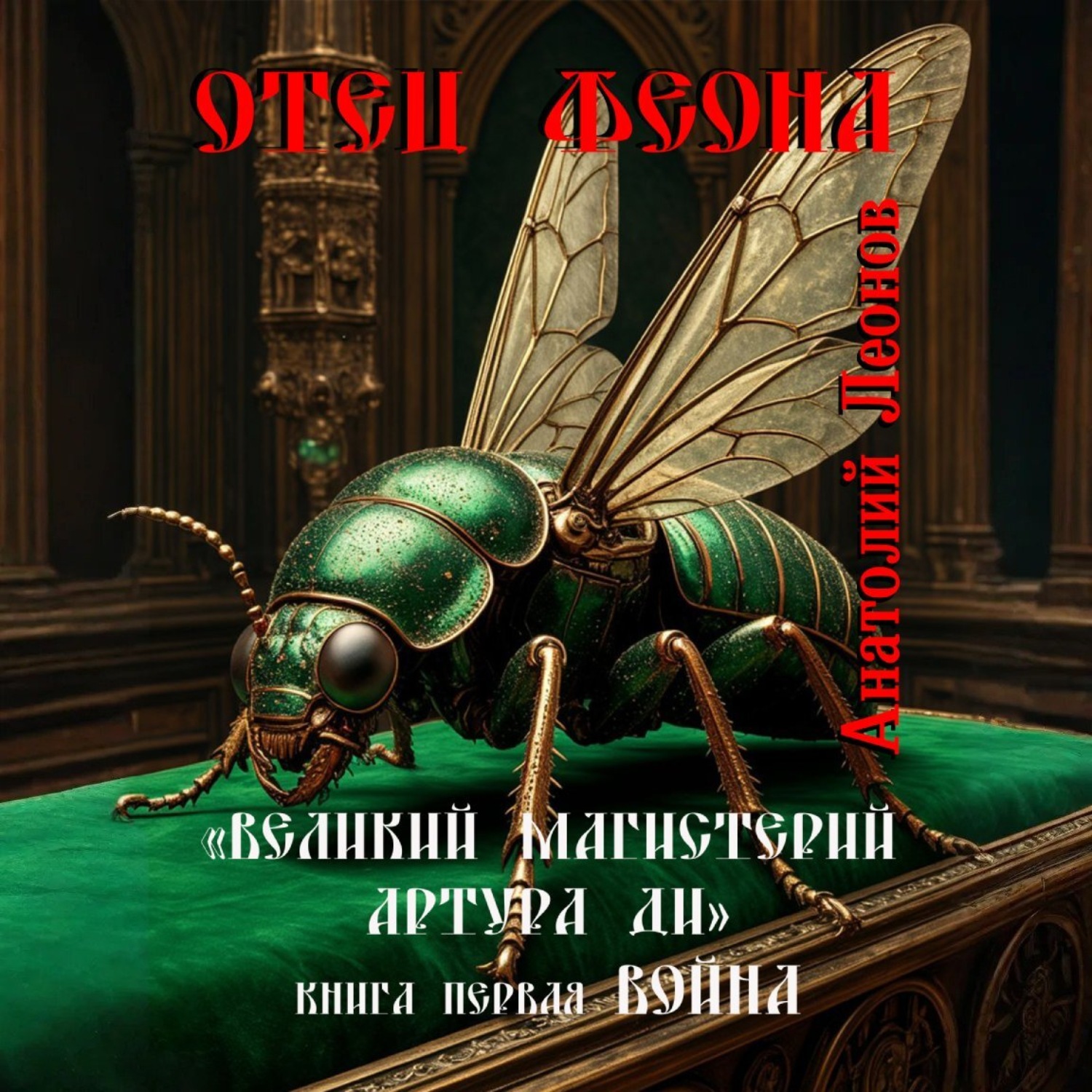 Обложка книги «Великий магистерий Артура Ди. Книга первая «Война» (Тень Голема)»