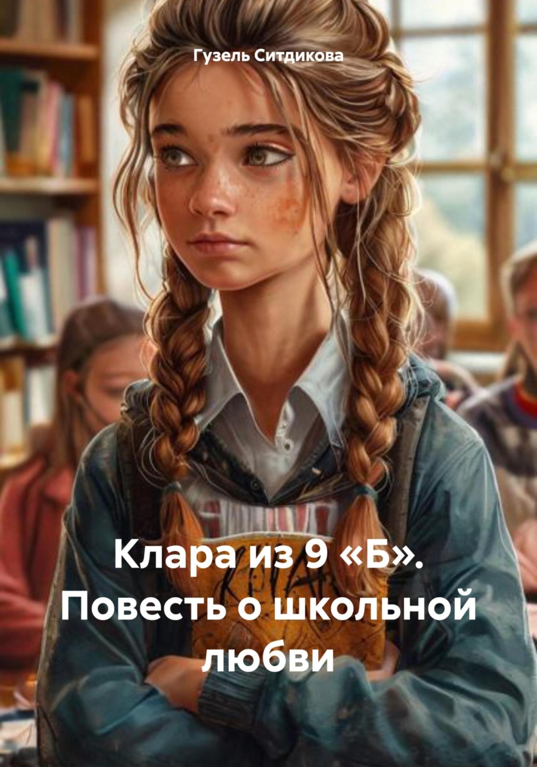 Обложка книги «Клара из 9 «Б». Повесть о школьной любви»