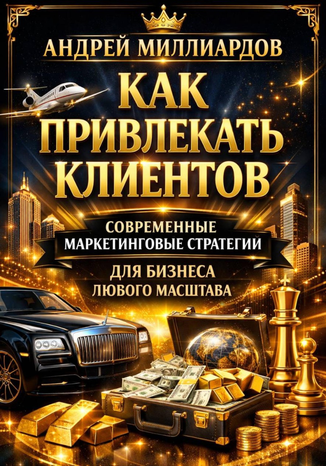 Обложка книги «Как привлекать клиентов. Современные маркетинговые стратегии для бизнеса любого масштаба»