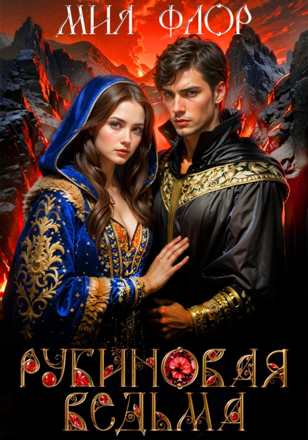 Обложка книги «Рубиновая ведьма»