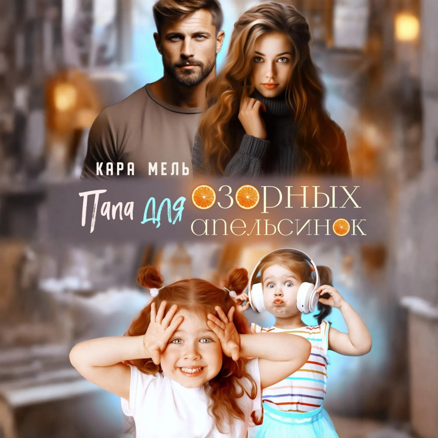Обложка книги «Папа для озорных апельсинок»
