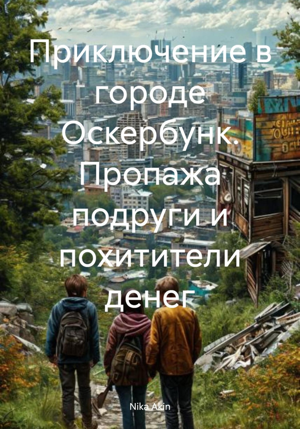 Обложка книги «Приключение в городе Оскербунк. Пропажа подруги и похитители денег»