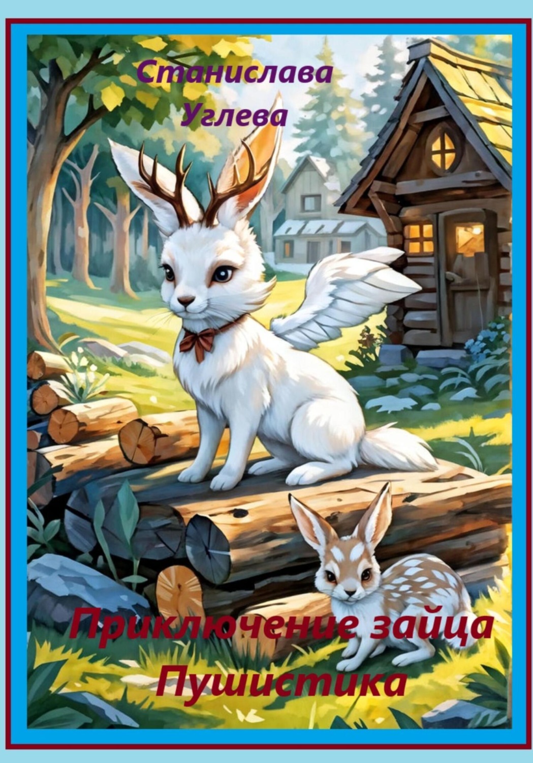 Обложка книги «Приключение зайца Пушистика»