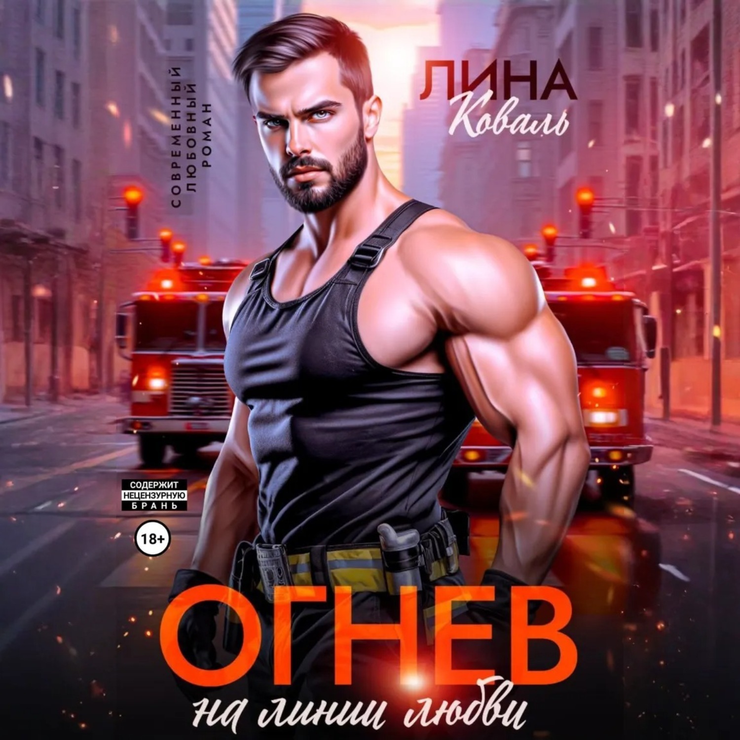 Обложка книги «Огнев на линии любви»