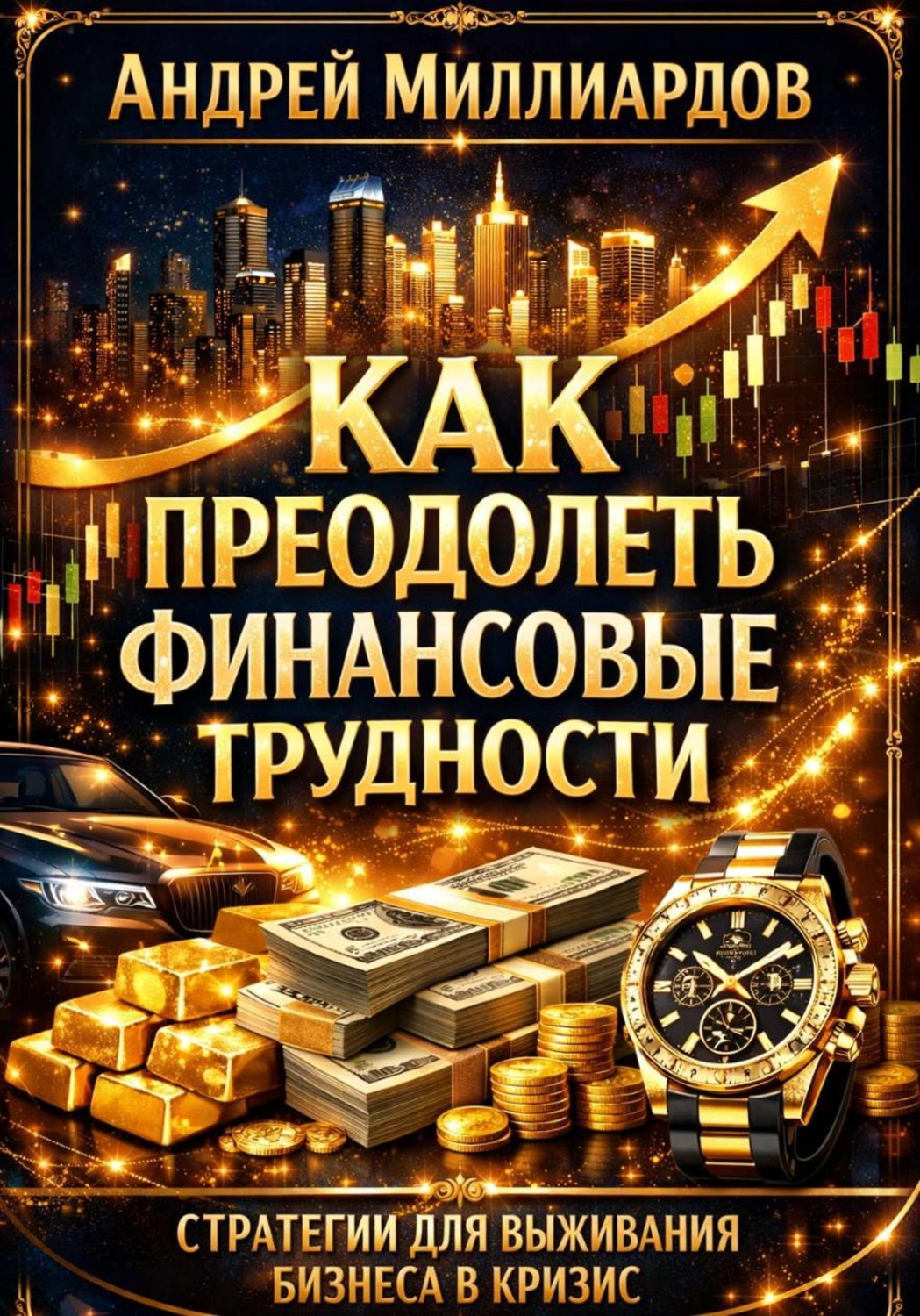 Обложка книги «Как преодолеть финансовые трудности. Стратегии для выживания бизнеса в кризис»