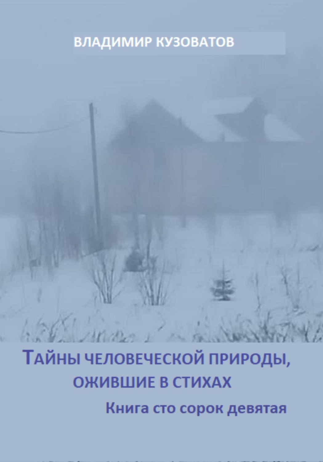 Обложка книги «Тайны человеческой природы, ожившие в стихах. Книга сто сорок девятая»