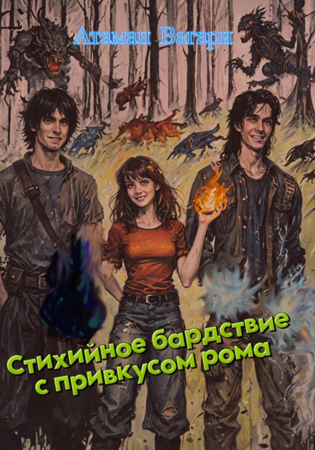 Обложка книги «Стихийное бардствие с привкусом рома»