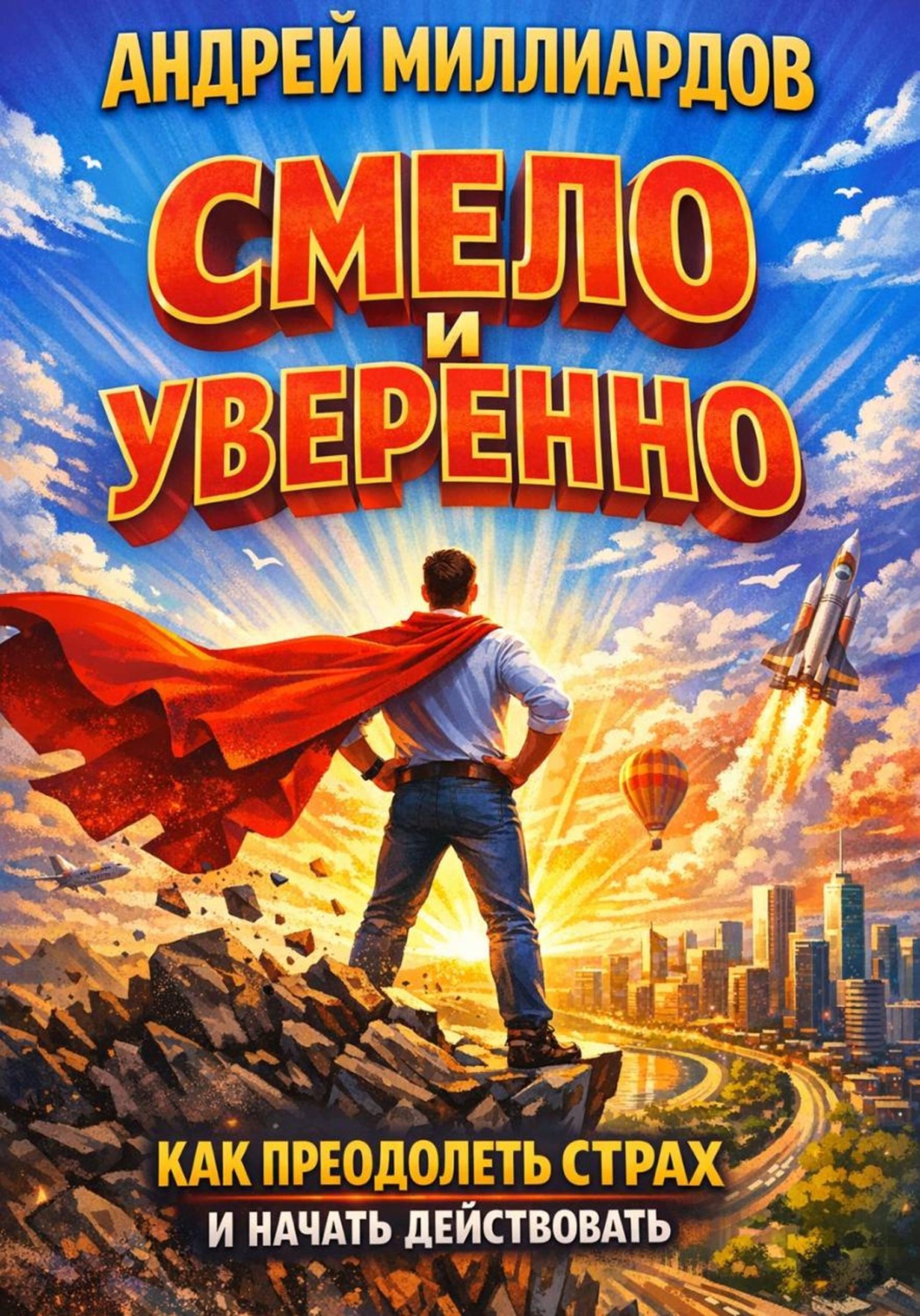 Обложка книги «Смело и уверенно. Как преодолеть страх и начать действовать»