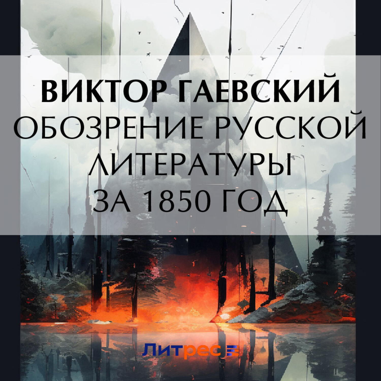 Обложка книги «Обозрение русской литературы за 1850 год»