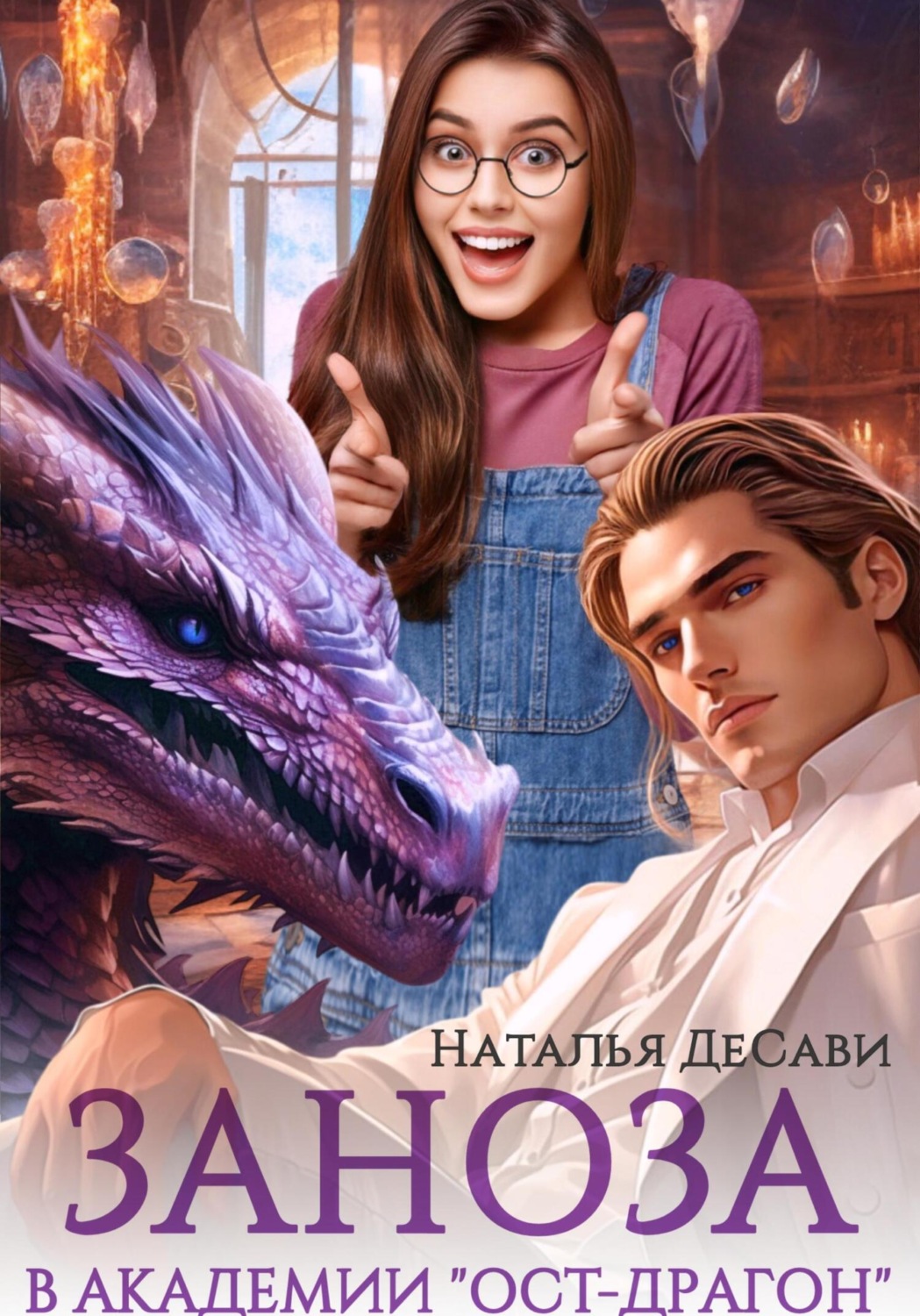 Обложка книги «Заноза в академии «Ост-Драгон»»