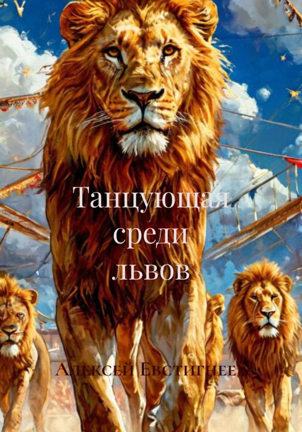 Обложка книги «Танцующая среди львов»