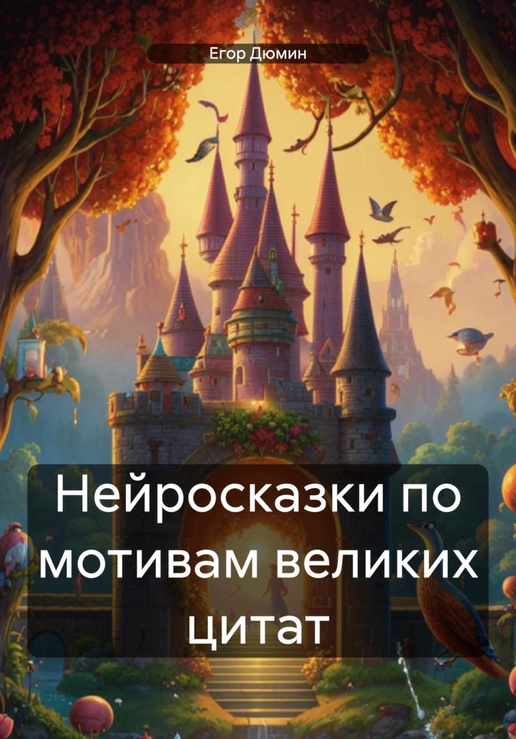 Обложка книги «Нейросказки по мотивам великих цитат»