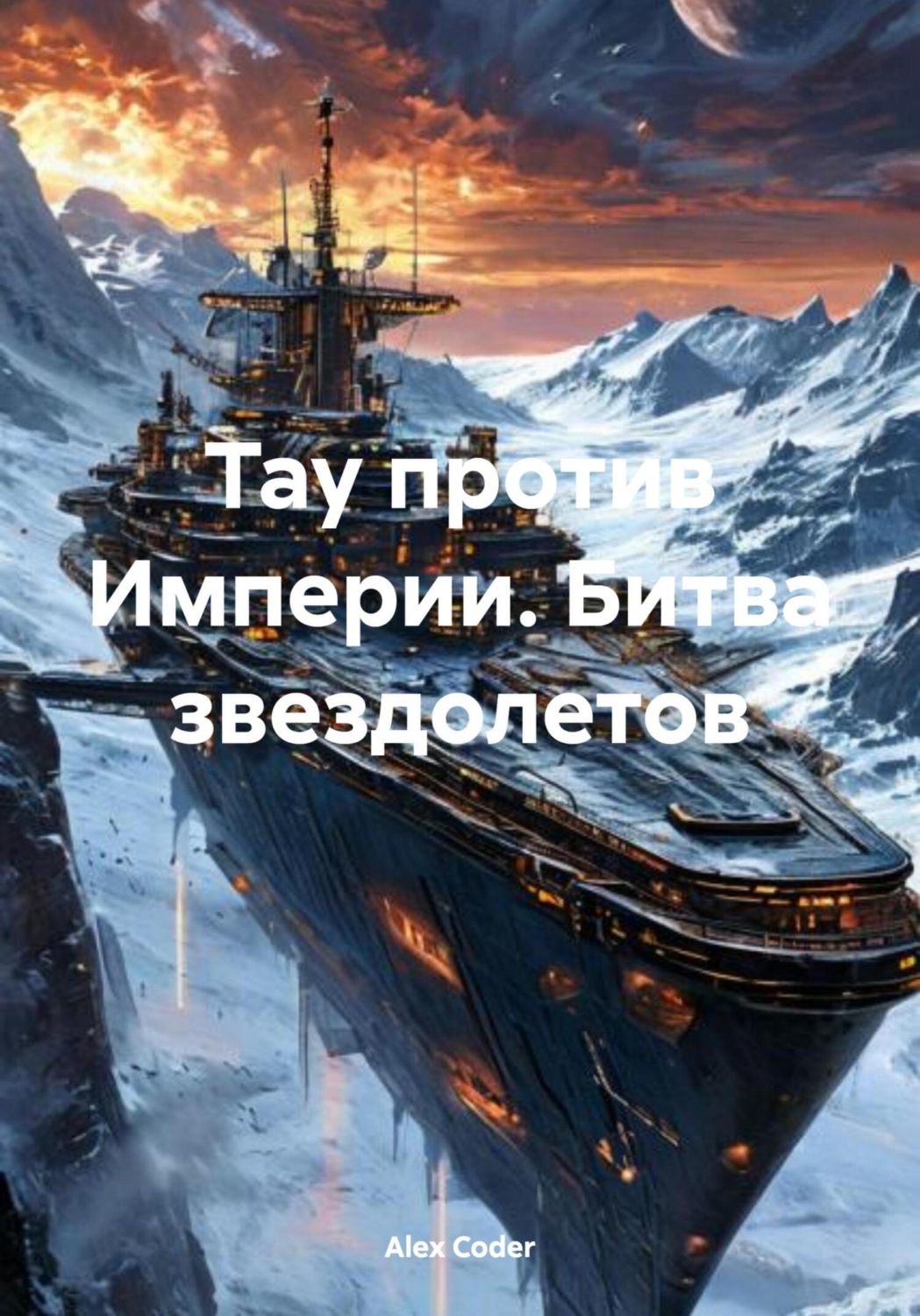 Обложка книги «Тау против Империи. Битва звездолетов»