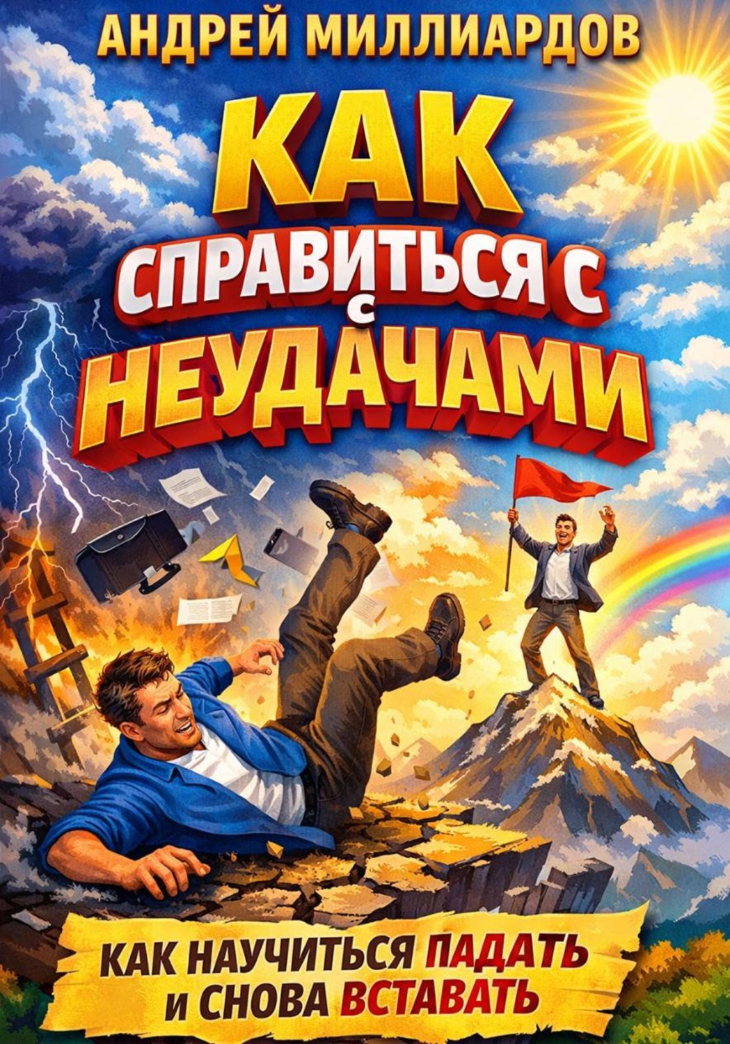 Обложка книги «Как справиться с неудачами. Как научиться падать и снова вставать»