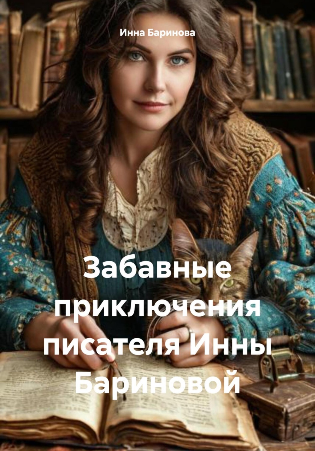 Обложка книги «Забавные приключения писателя Инны Бариновой»