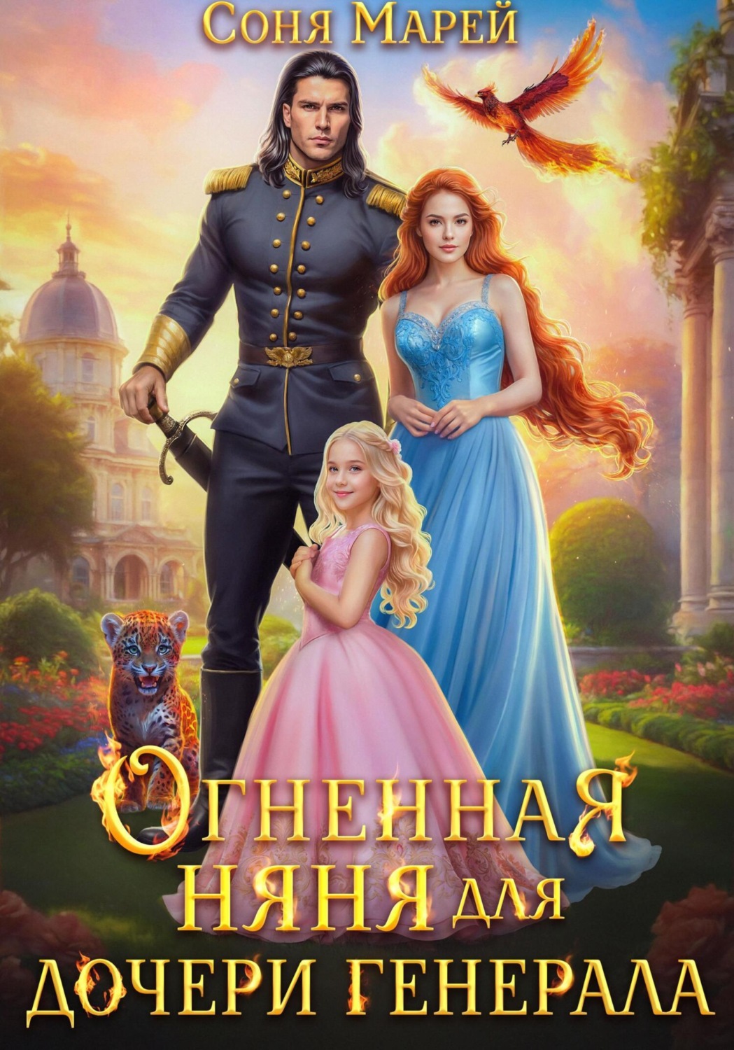Обложка книги «Огненная няня для дочери генерала»