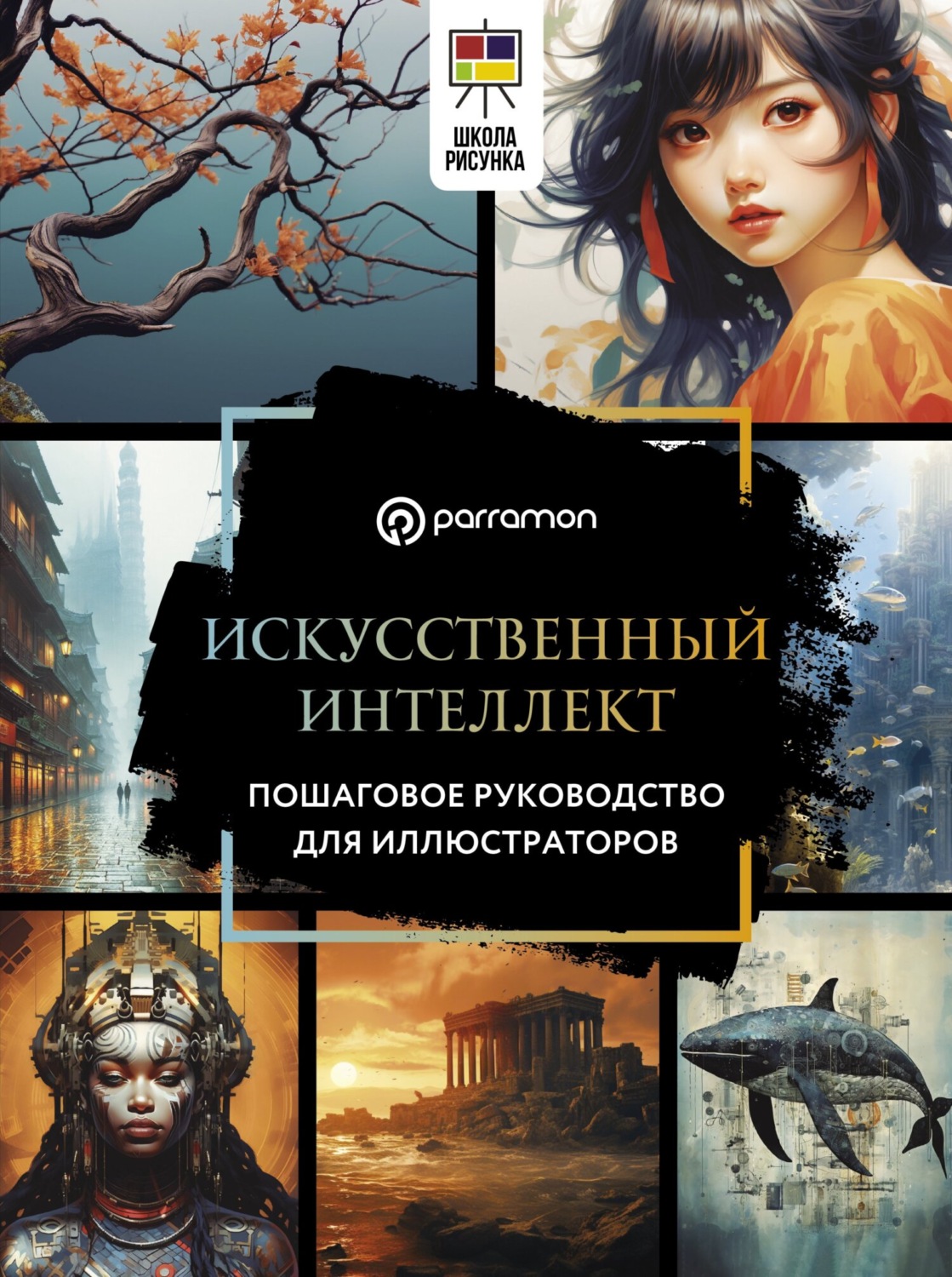 Обложка книги «Искусственный интеллект. Пошаговое руководство для иллюстраторов»