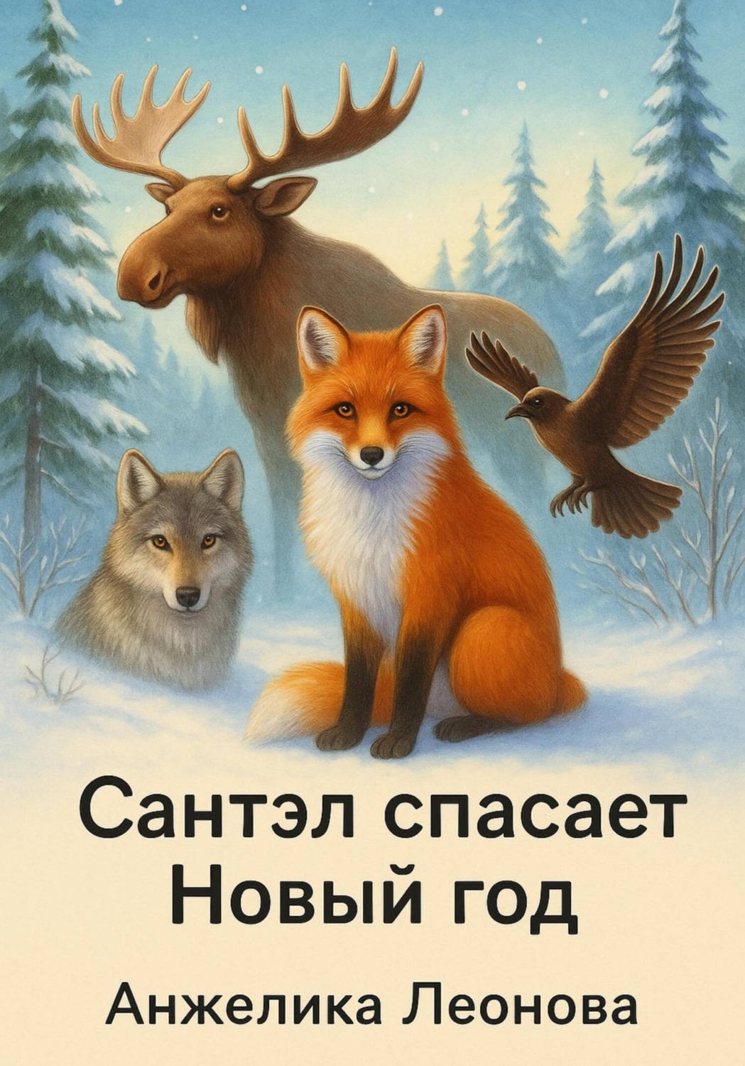 Обложка книги «Сантэл спасает новый год»