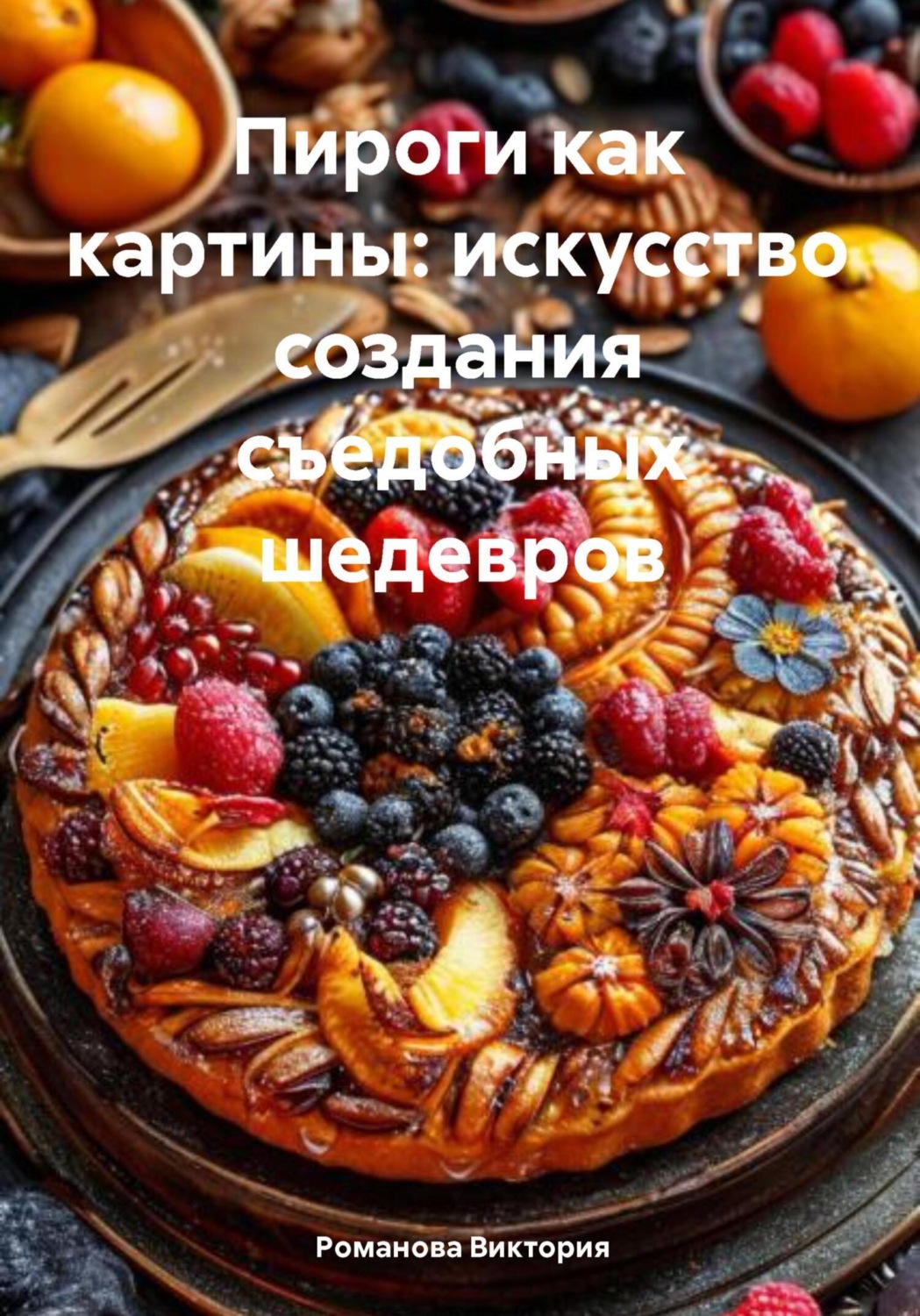 Обложка книги «Пироги как картины: искусство создания съедобных шедевров»