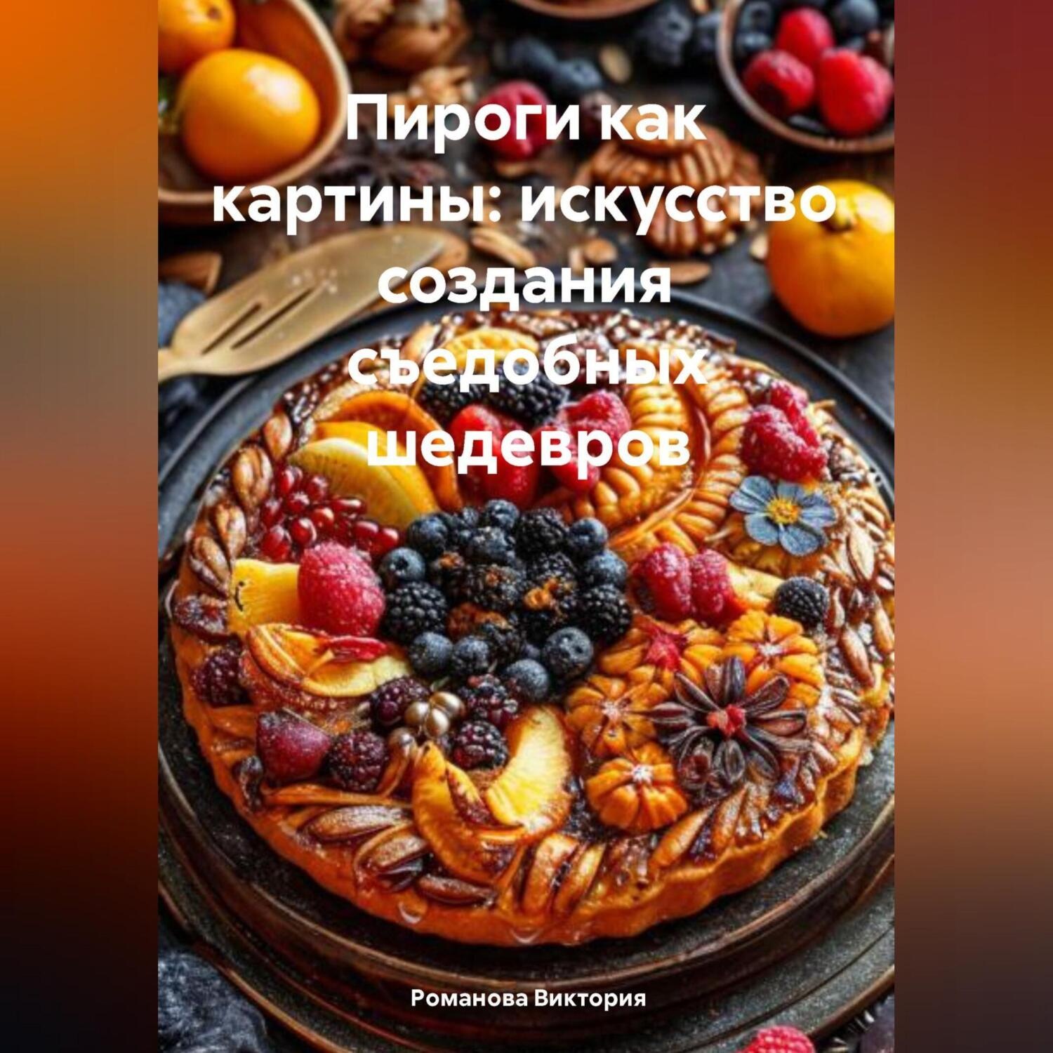 Обложка книги «Пироги как картины: искусство создания съедобных шедевров»