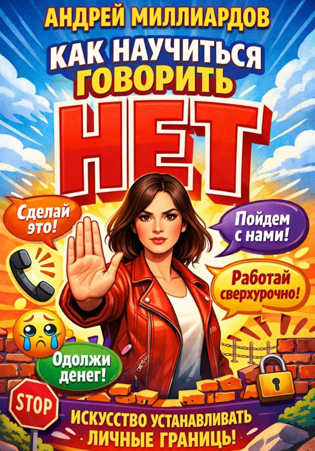 Обложка книги «Как научиться говорить нет. Искусство устанавливать личные границы»