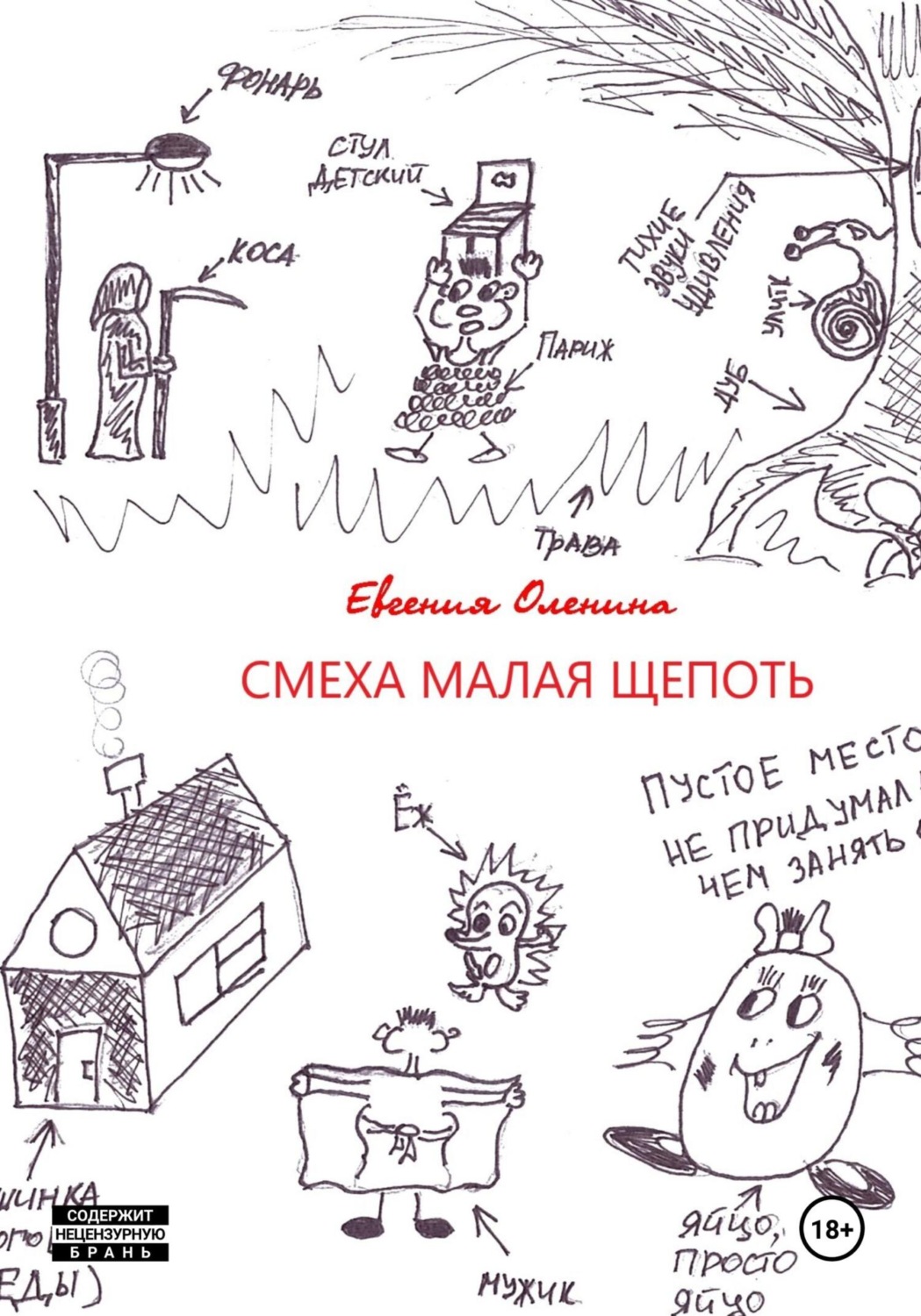 Обложка книги «Смеха малая щепоть»