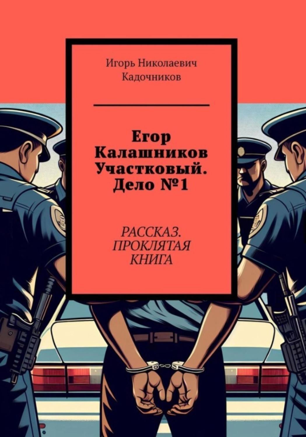 Обложка книги «Егор Калашников участковый. Дело №1. Рассказ. Проклятая книга»