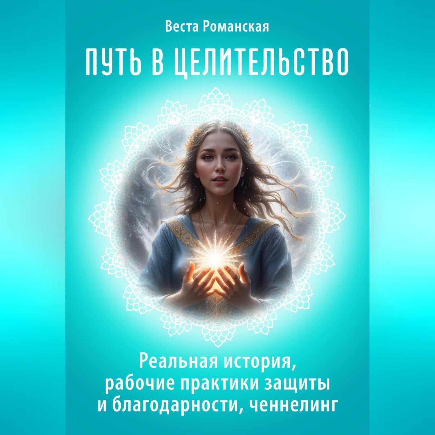 Обложка книги «Путь в целительство. Реальная история, рабочие практики защиты и благодарности, ченнелинг»