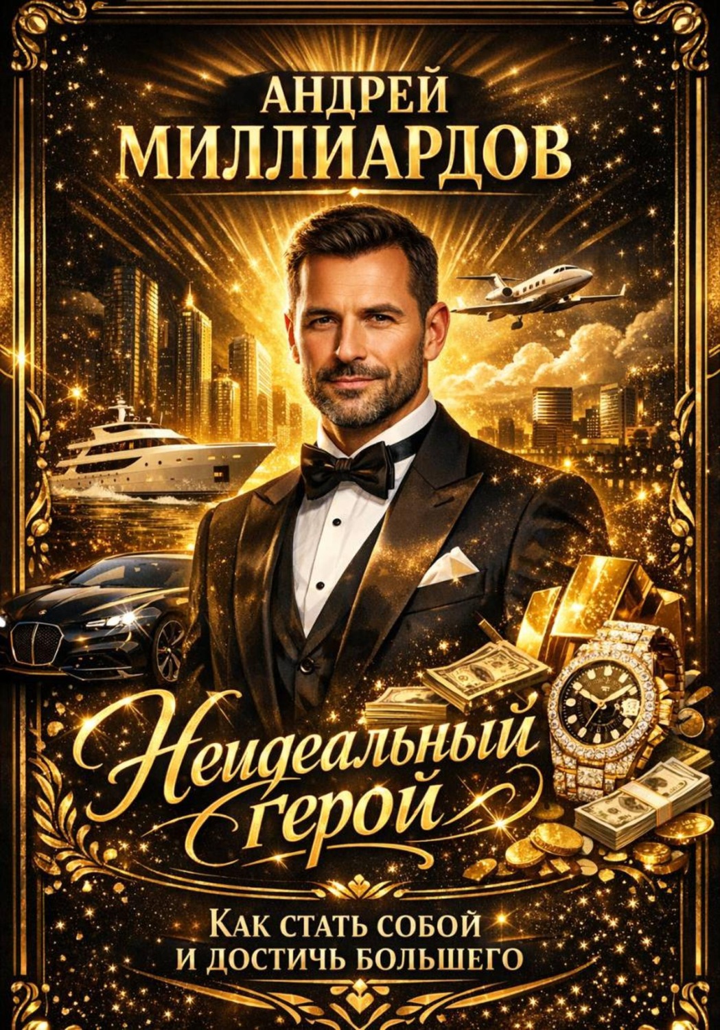 Обложка книги «Неидеальный герой. Как стать собой и достичь большего»