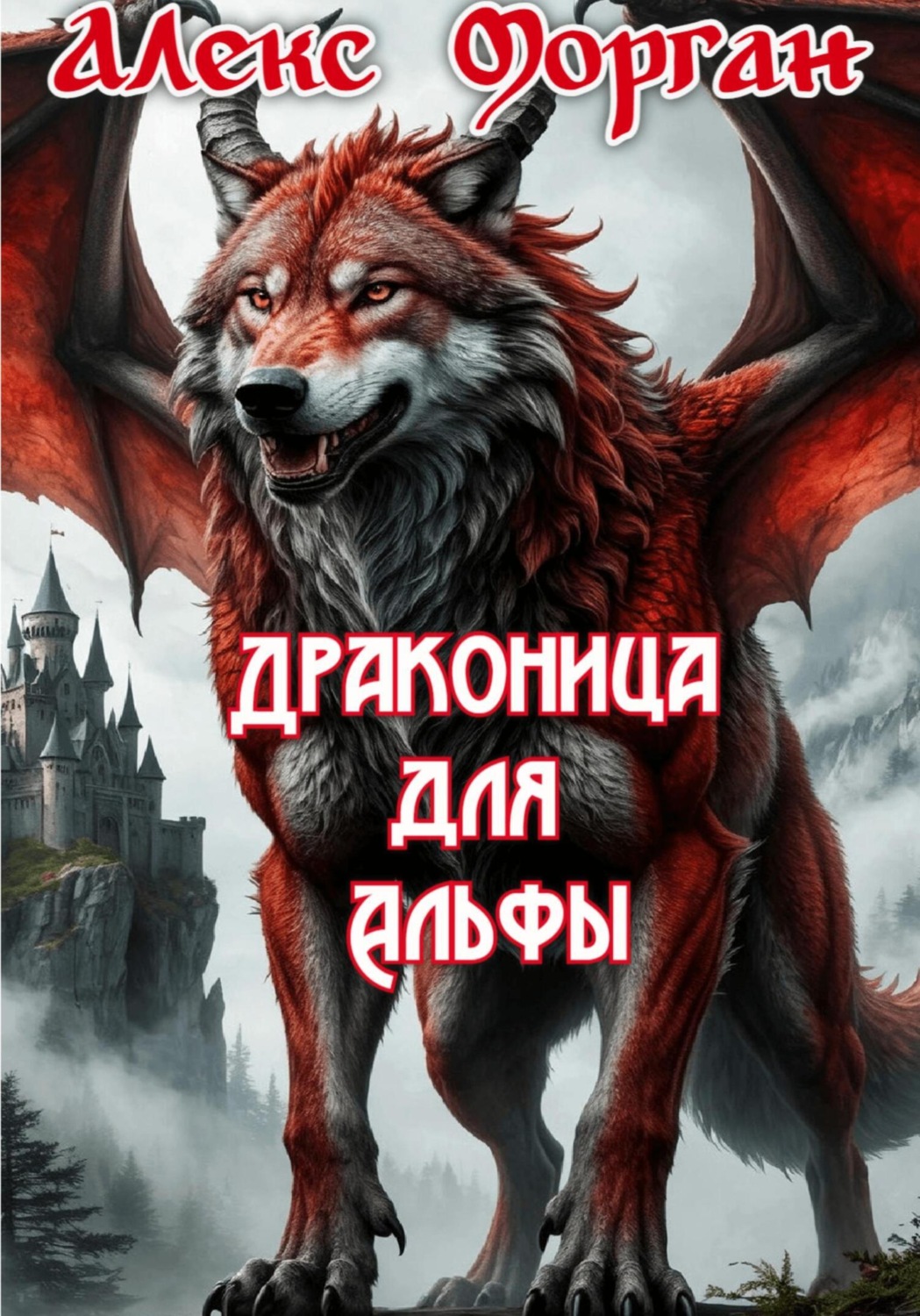 Обложка книги «Драконица для Альфы. Книга 1»