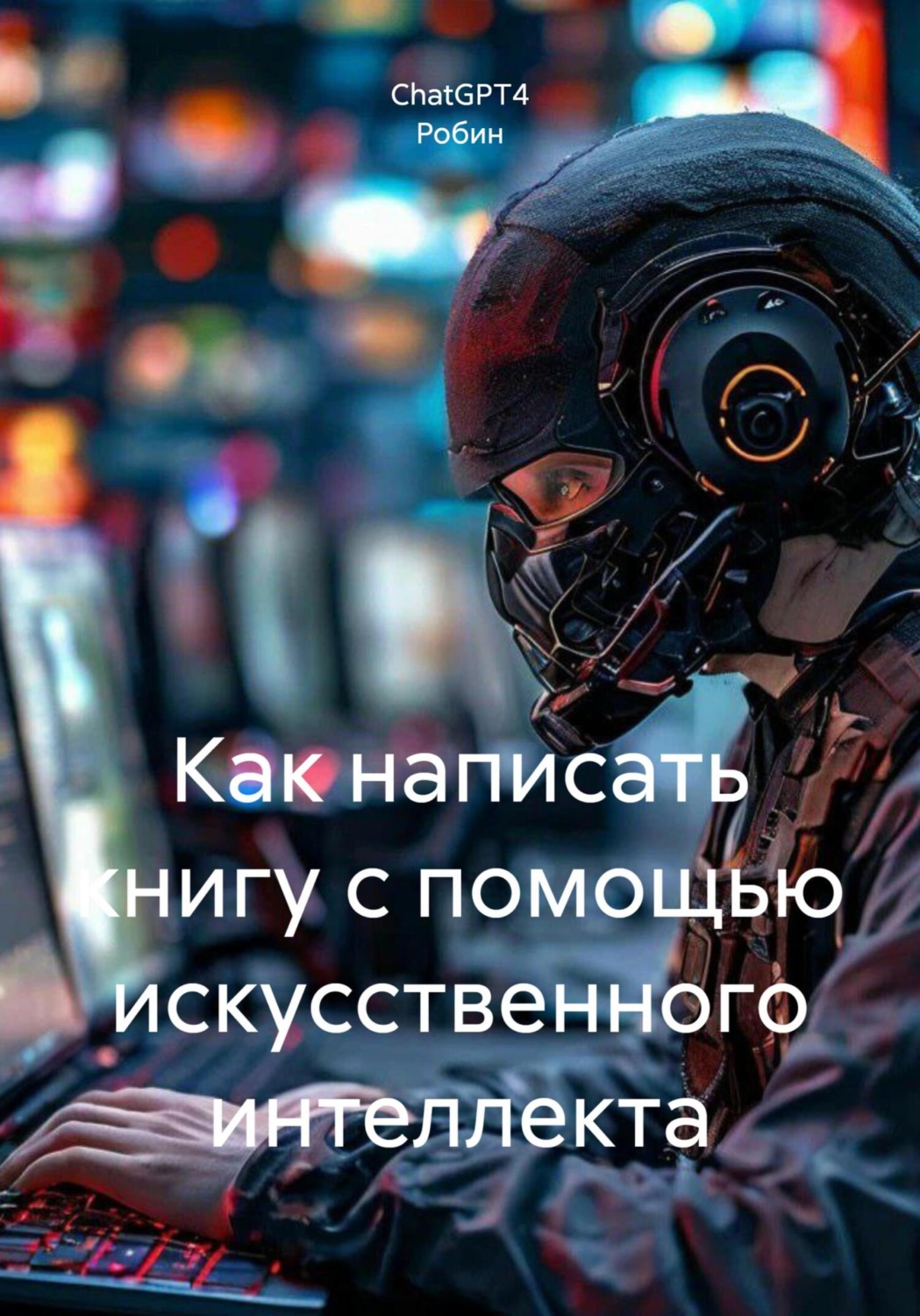 Обложка книги «Как написать книгу с помощью искусственного интеллекта»