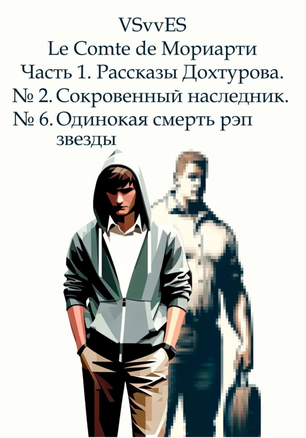 Обложка книги «Le Comte de Мориарти. Часть 1. Рассказы Дохтурова. № 2. Сокровенный наследник. № 6. Одинокая смерть рэп-звезды»
