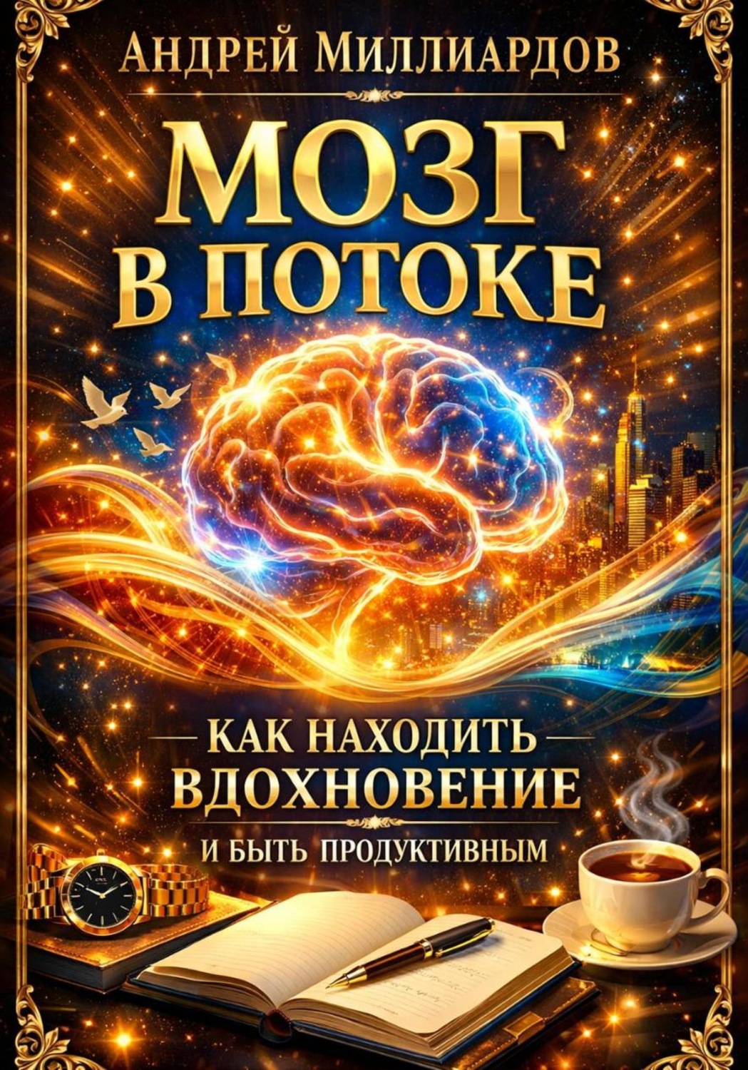 Обложка книги «Мозг в потоке. Как находить вдохновение и быть продуктивным»