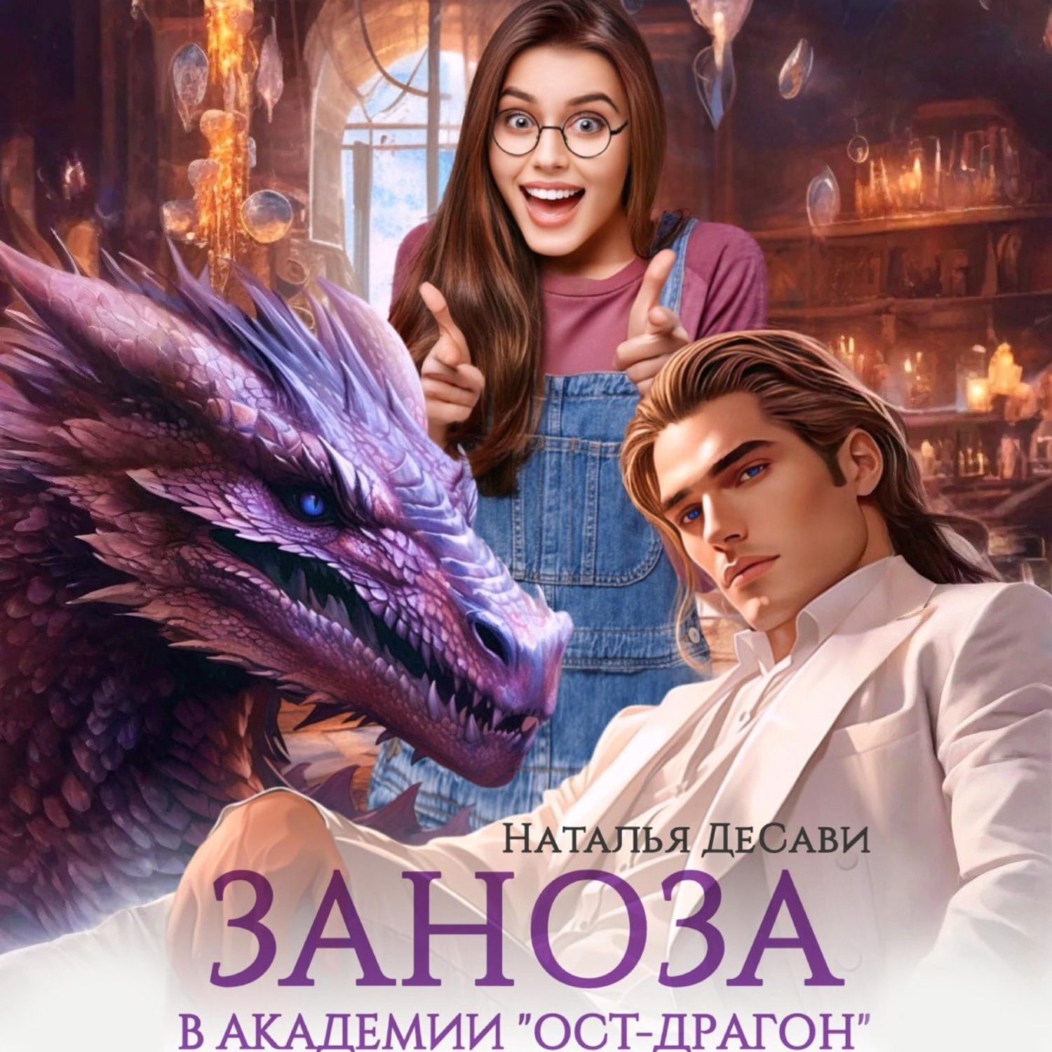 Обложка книги «Заноза в академии «Ост-Драгон»»