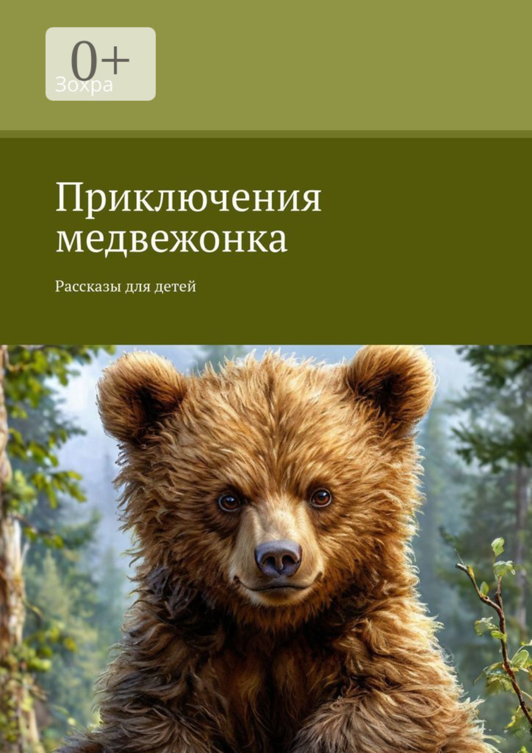 Обложка книги «Приключения медвежонка. Рассказы для детей»