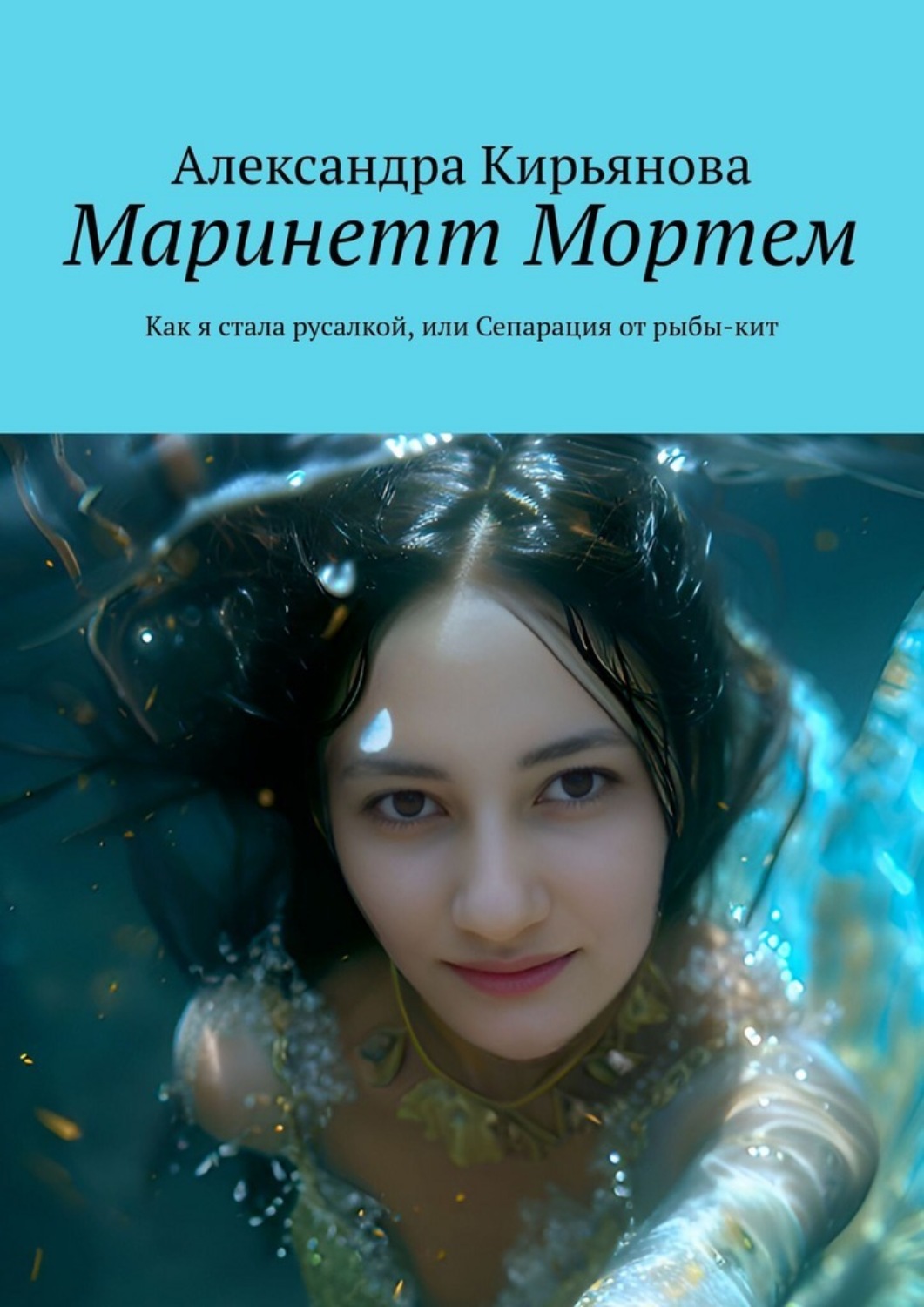 Обложка книги «Маринетт Мортем. Как я стала русалкой, или Сепарация от рыбы-кит»