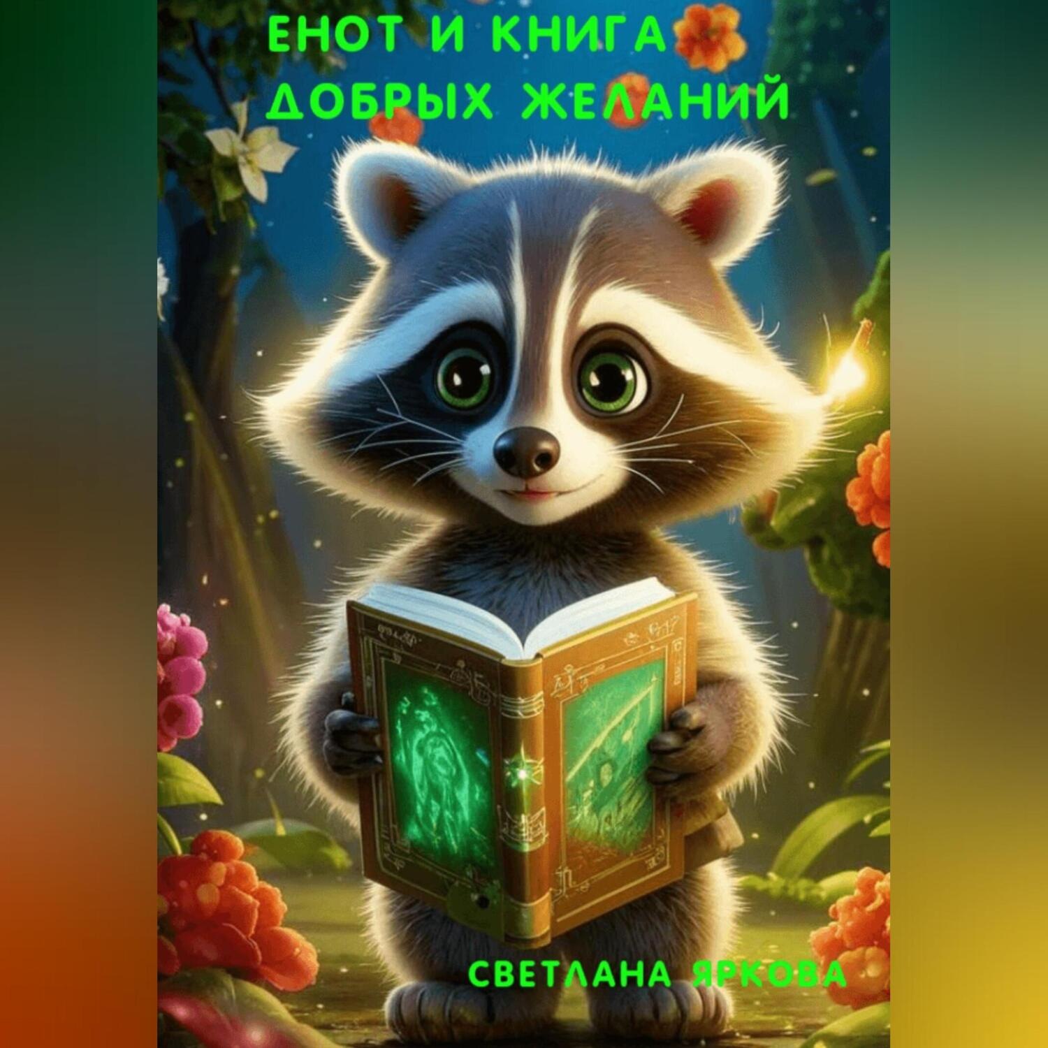 Обложка книги «Енот и книга Добрых Желаний.»