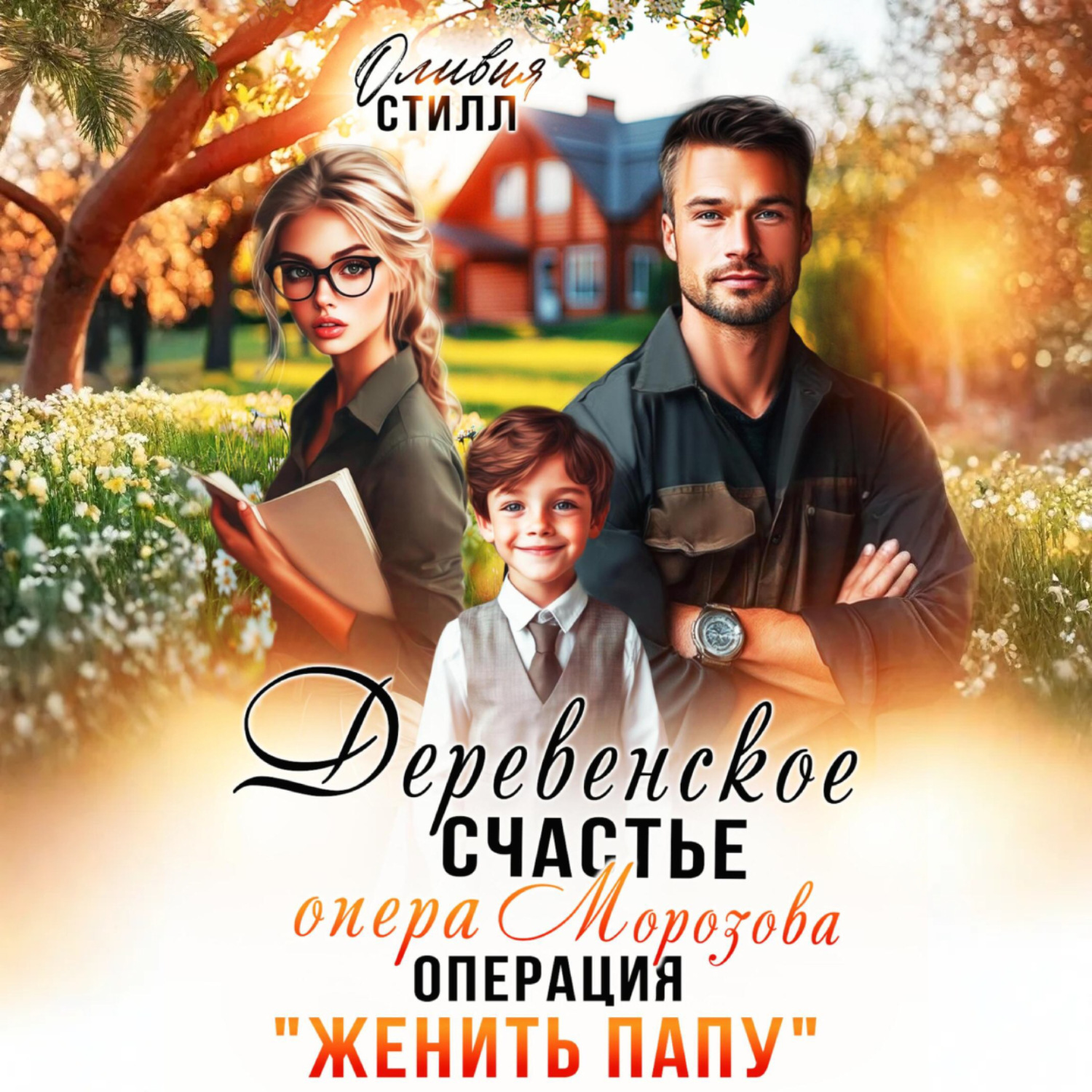 Обложка книги «Деревенское счастье опера Морозова, или операция Женить папу»