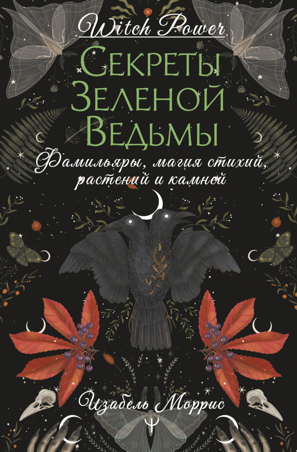 Обложка книги «Секреты зеленой ведьмы. Фамильяры, магия стихий, растений и камней»