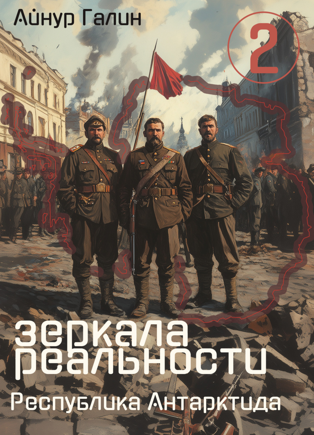 Обложка книги «Зеркала реальности. Республика Антарктида. Книга вторая»