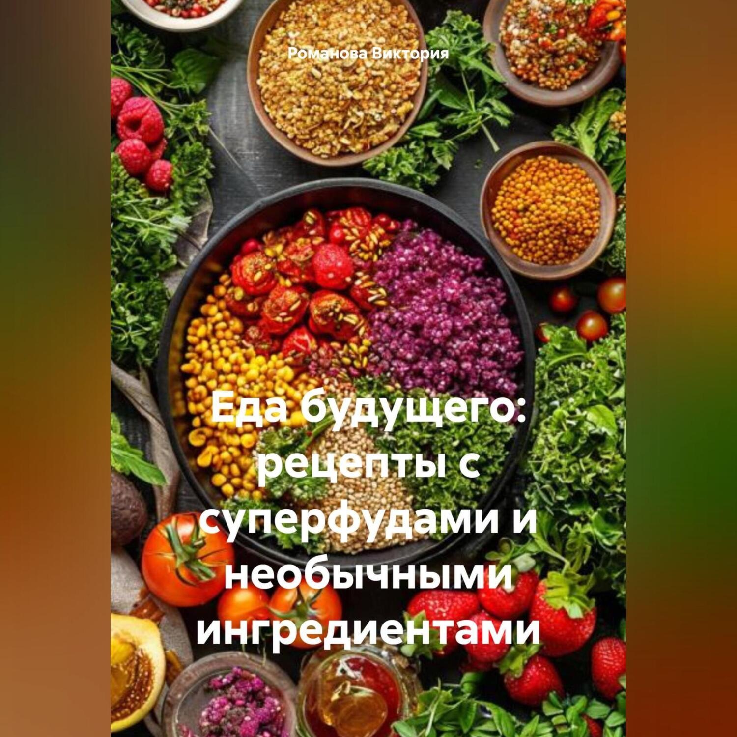 Обложка книги «Еда будущего: рецепты с суперфудами и необычными ингредиентами»