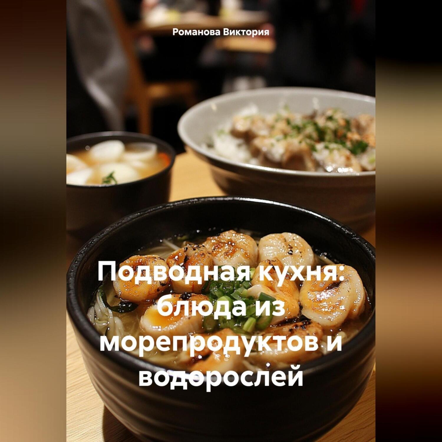 Обложка книги «Подводная кухня: блюда из морепродуктов и водорослей»