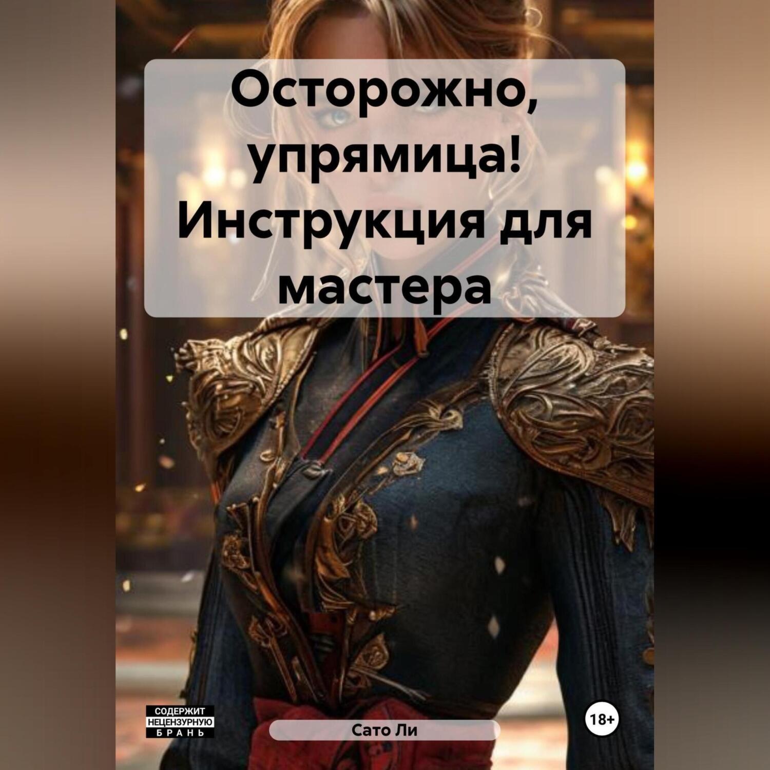 Обложка книги «Осторожно, упрямица! Инструкция для мастера»