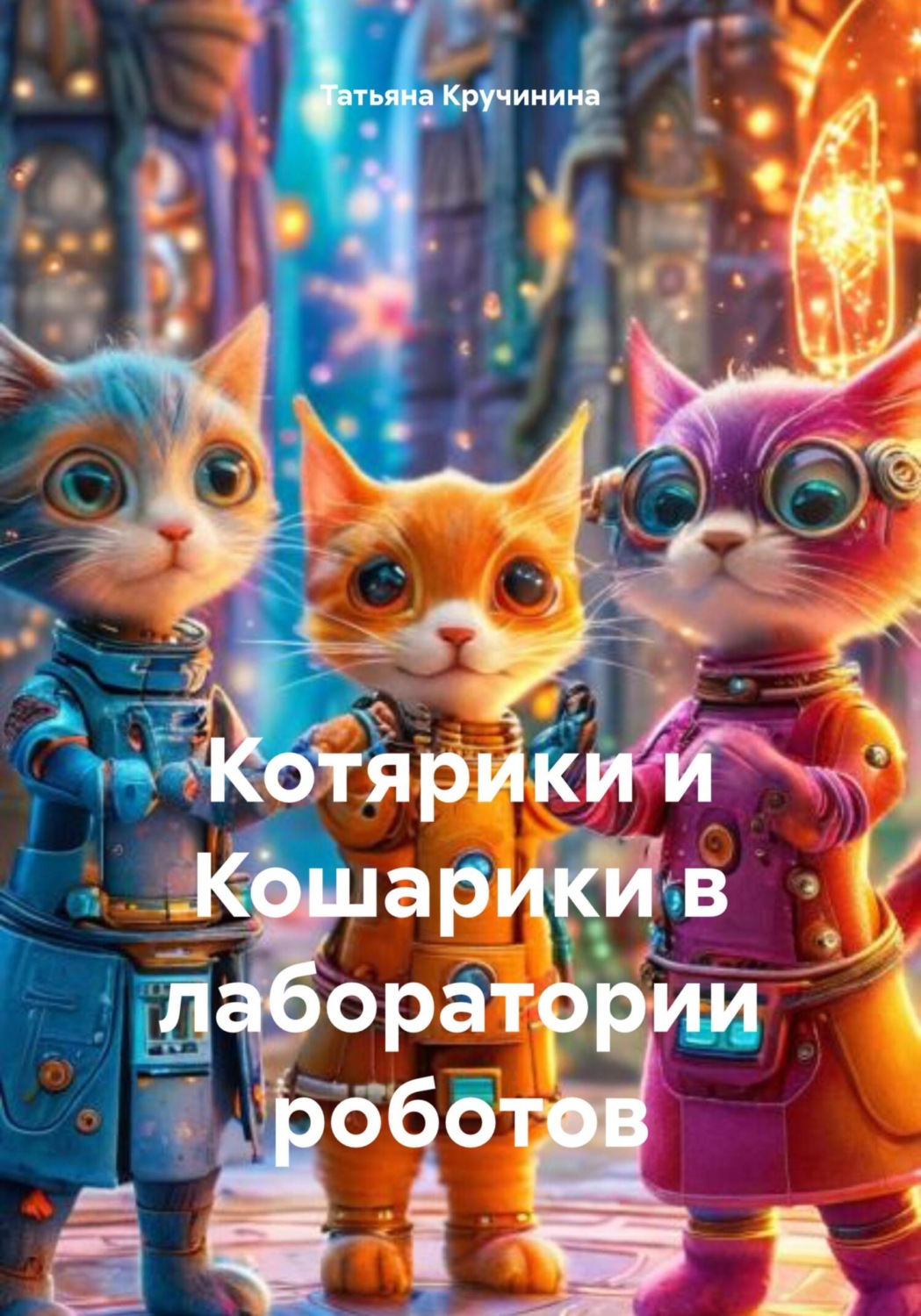 Обложка книги «Котярики и Кошарики в лаборатории роботов»