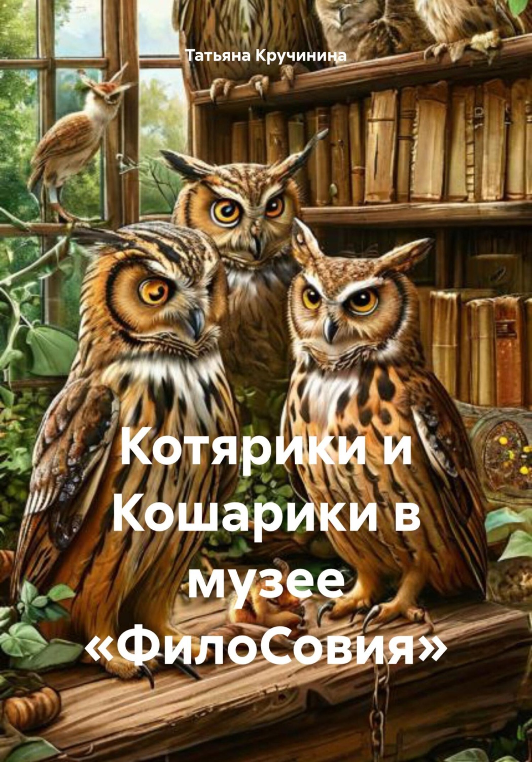 Обложка книги «Котярики и Кошарики в музее «ФилоСовия»»