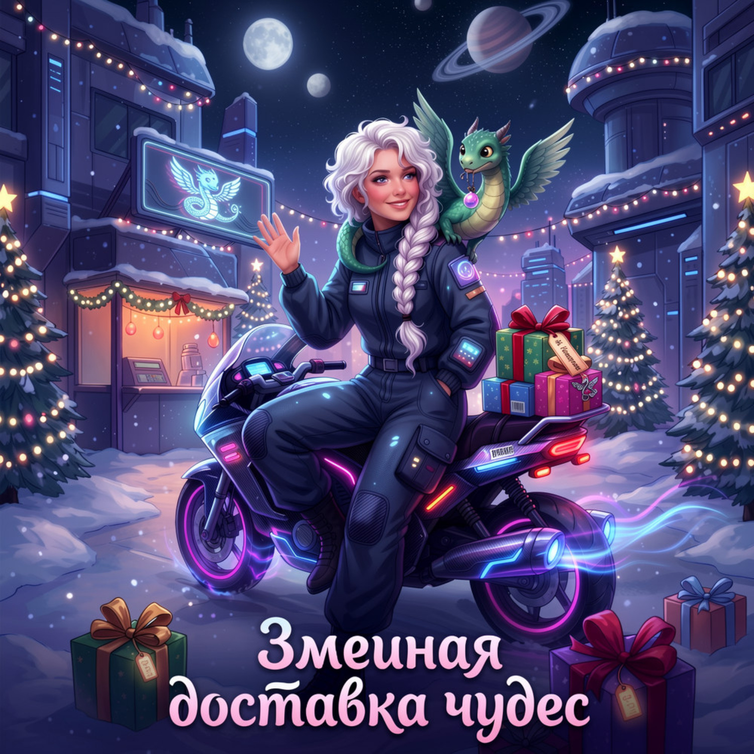 Обложка книги «Змеиная доставка чудес»