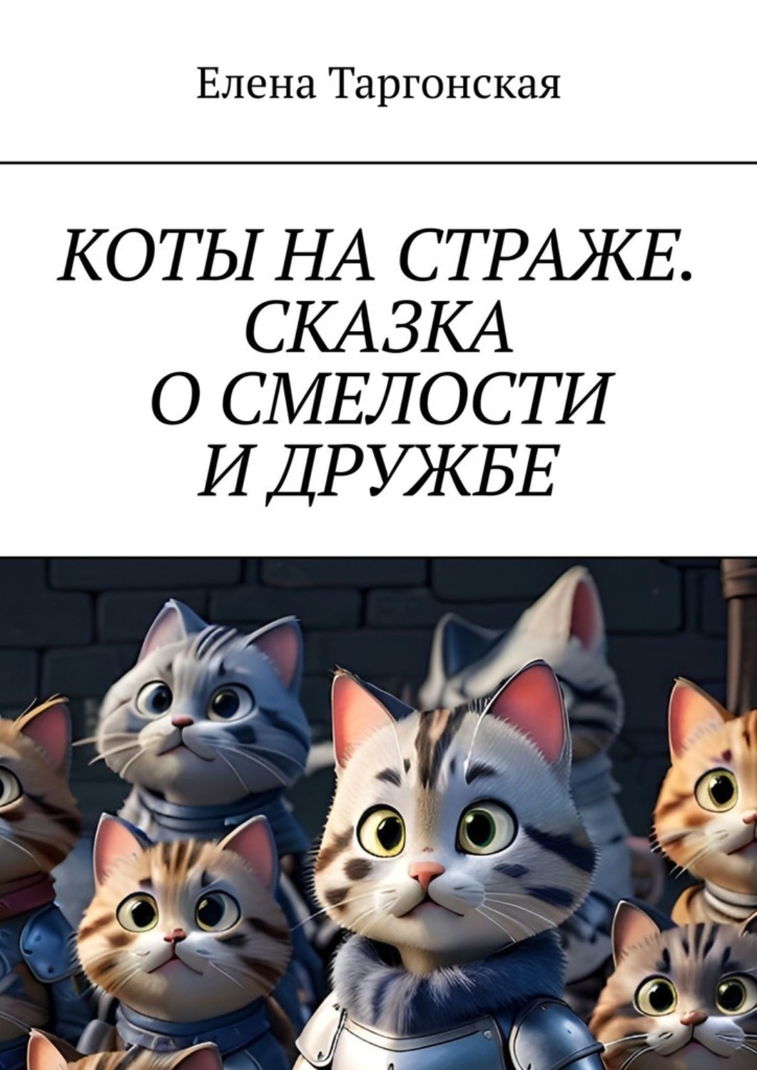 Обложка книги «Коты на страже. Сказка о смелости и дружбе»