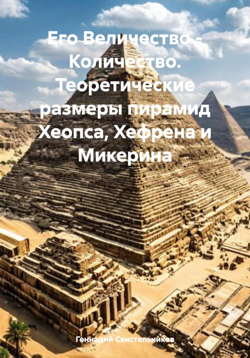 Обложка книги «Его Величество – Количество. Теоретические размеры пирамид Хеопса, Хефрена и Микерина»