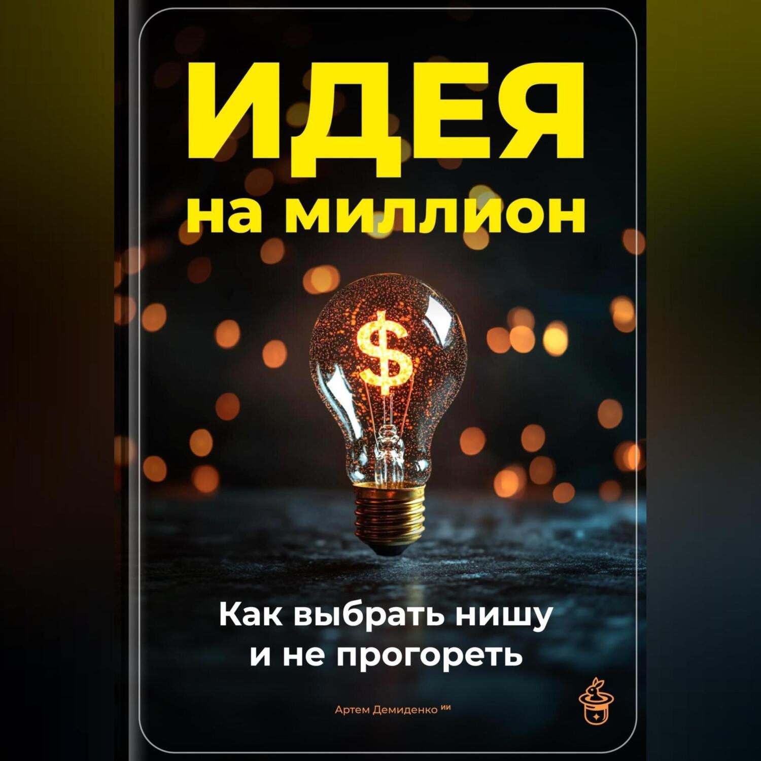 Обложка книги «Идея на миллион: Как выбрать нишу и не прогореть»