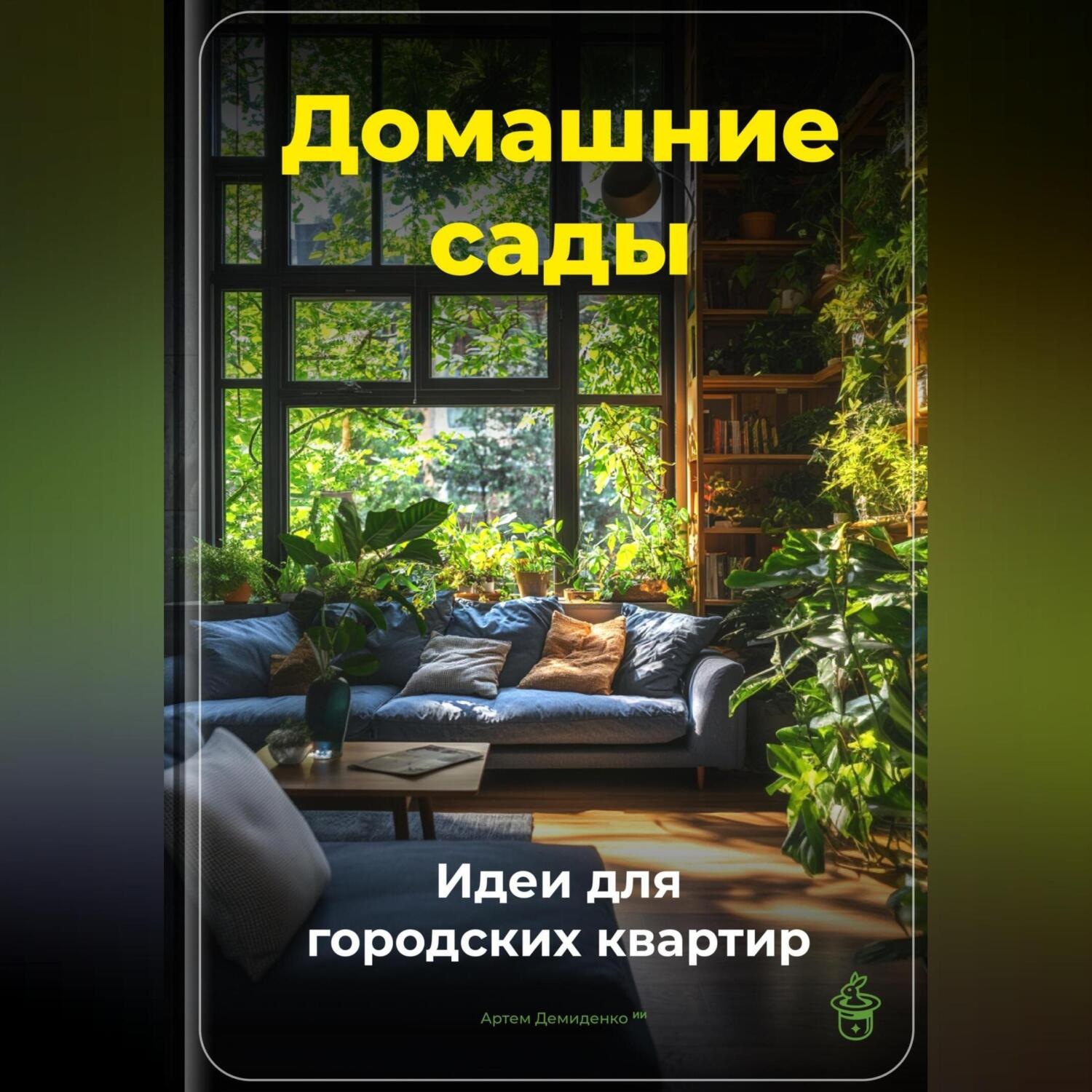 Обложка книги «Домашние сады: Идеи для городских квартир»